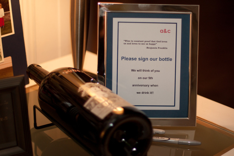 Wine Bottle Guest Book