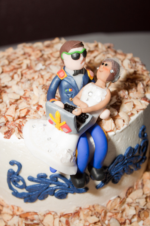 Military cake topper