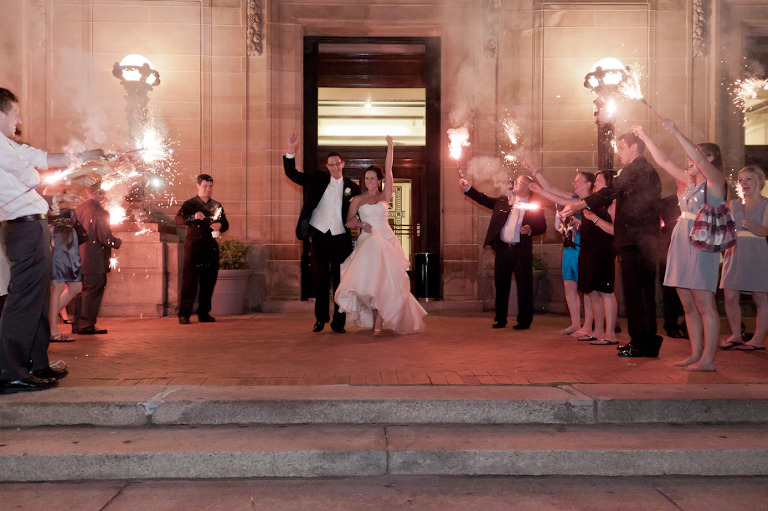 Sparkler wedding