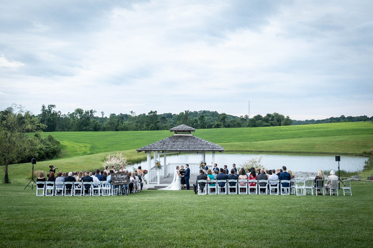 White Barn Prospect PA Wedding Ceremony