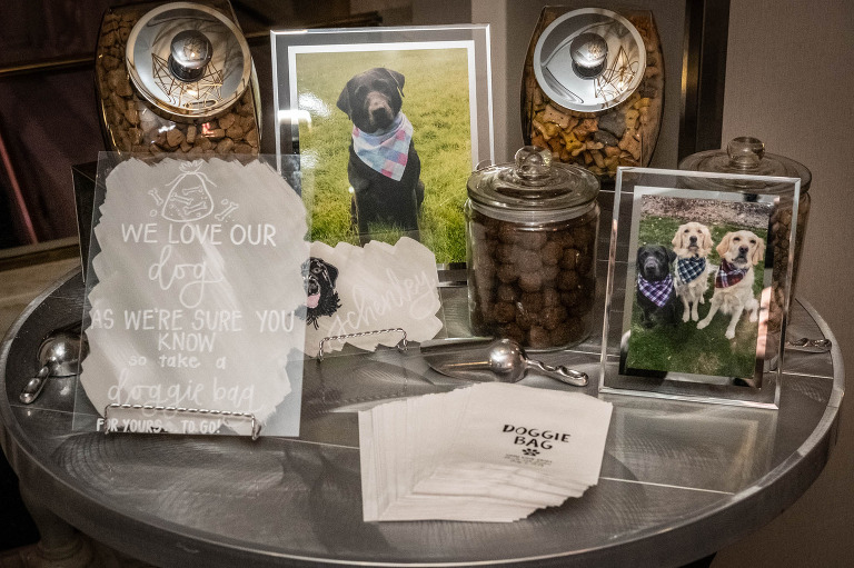 Wedding Dog Treats and Bags